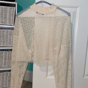 Bershka mesh long sleeve